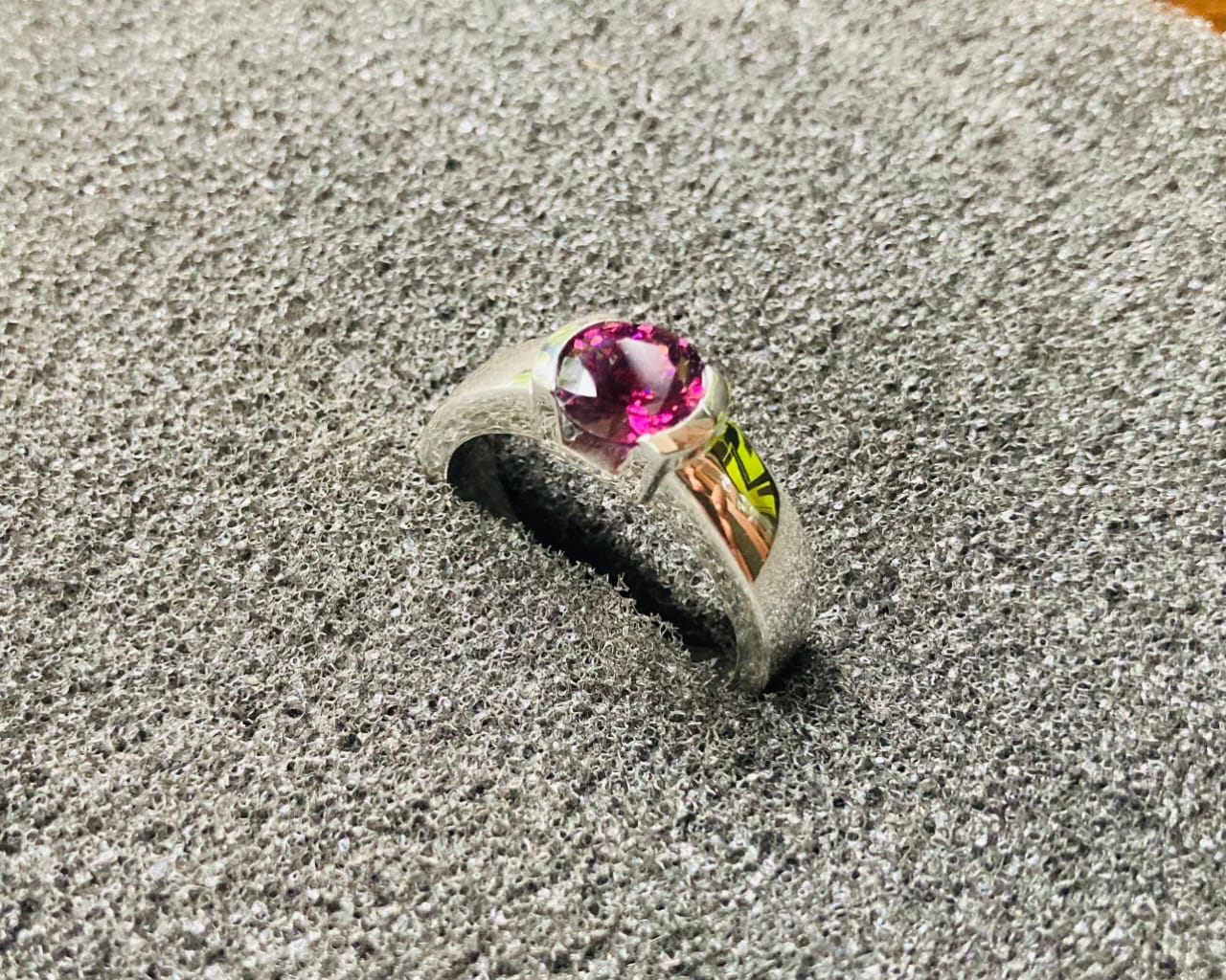 Silver Ring with Spinel Gemstone